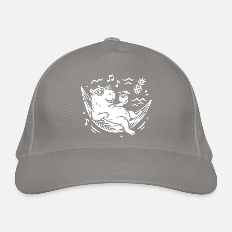 Capy Hammock Chillout Organic Baseball Cap