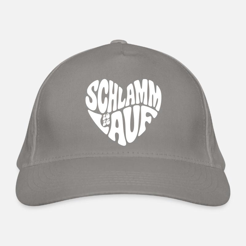 Course de boue 2026 - Forme de cœur - Course de boue 2026 Casquette classique bio