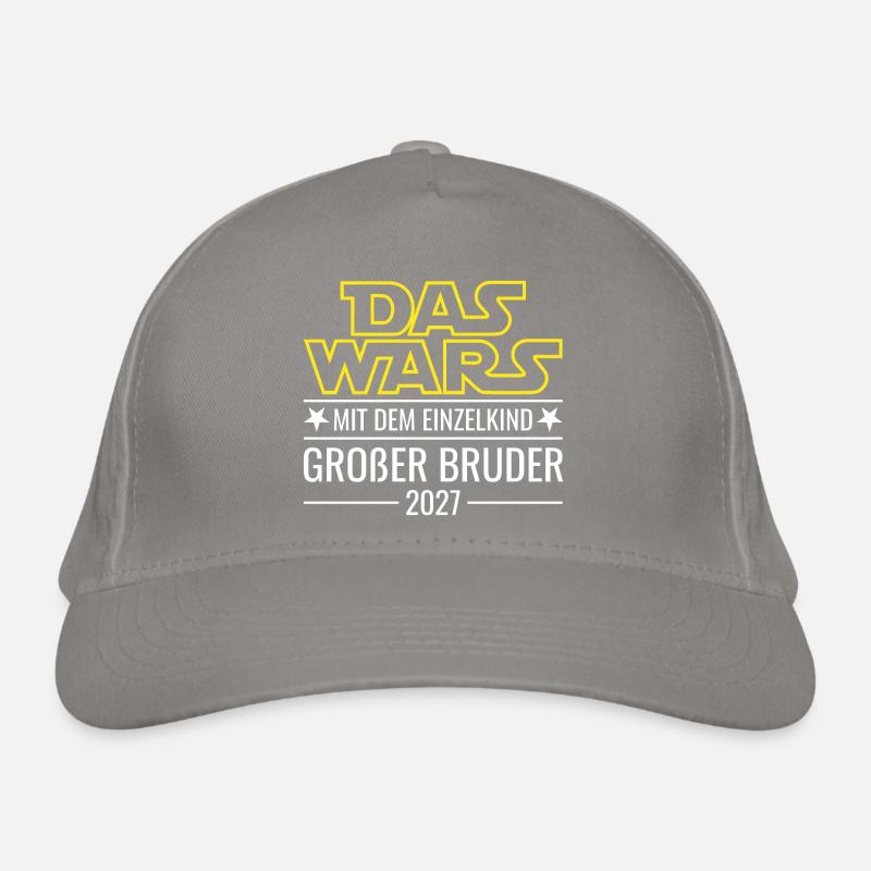 Das wars mit dem Einzelkind - Großer Bruder 2027 Bio-Baseballkappe