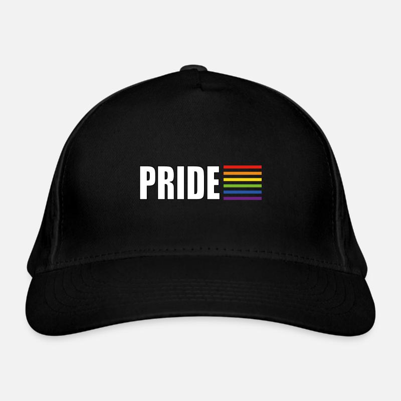 Drapeau arc-en-ciel de la fierté Casquette classique bio