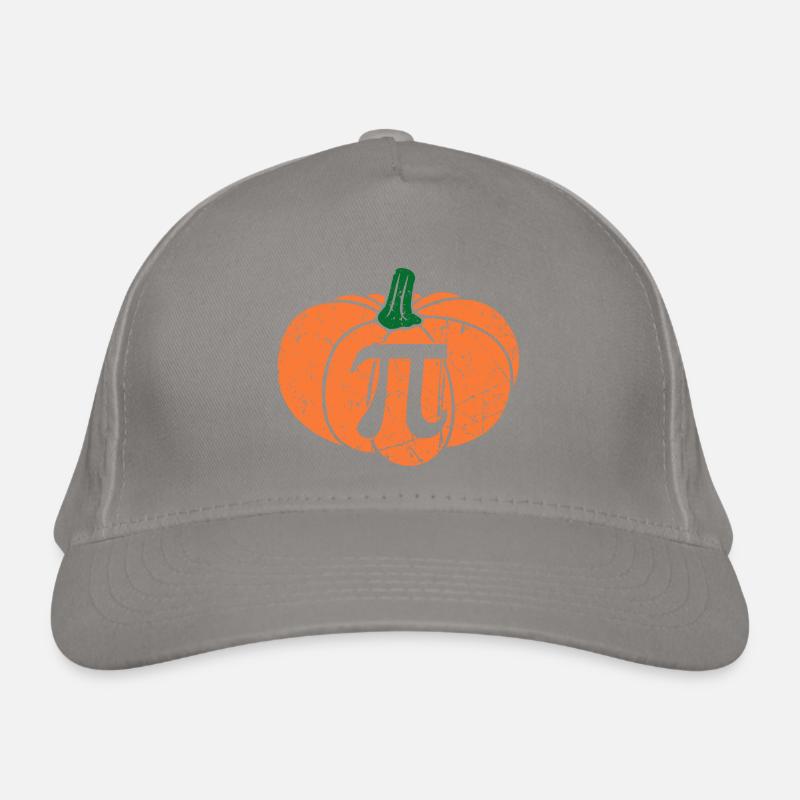 Distressed Pumpkin Pi Math Teacher Haloween Organic Baseball Cap