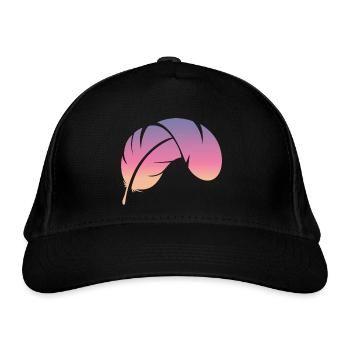 Feather Feeling #3 - Bio-Baseballkappe - Schwarz - Vorne