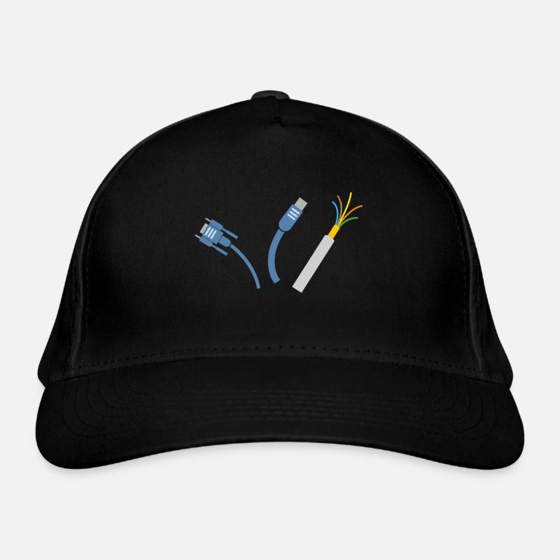 Electric wire Organic Baseball Cap