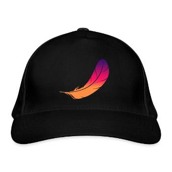 Feather Feeling #6 - Bio-Baseballkappe - Schwarz - Vorne