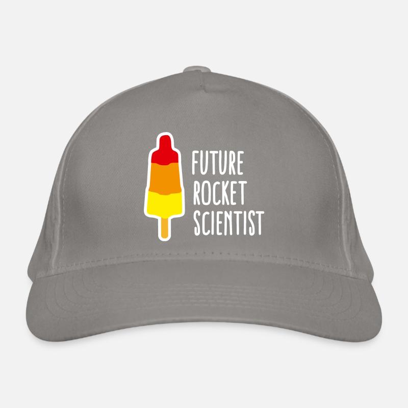 Future rocket scientist popsicle rocket graduation Organic Baseball Cap