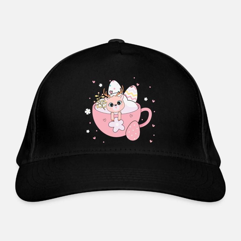 BOW Easter Chibi Cup 01 - Organic Baseball Cap - black