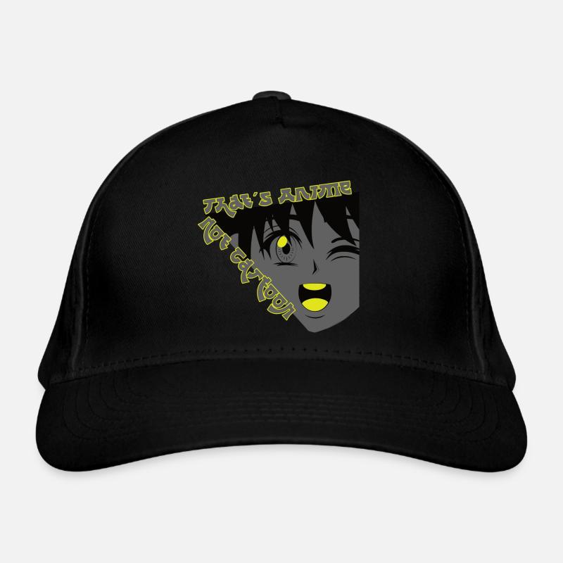 Anime not Cartoon Organic Baseball Cap
