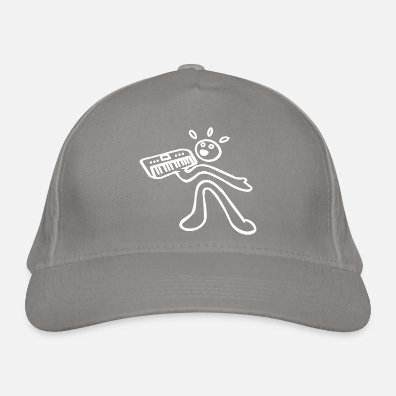 synth player Organic Baseball Cap
