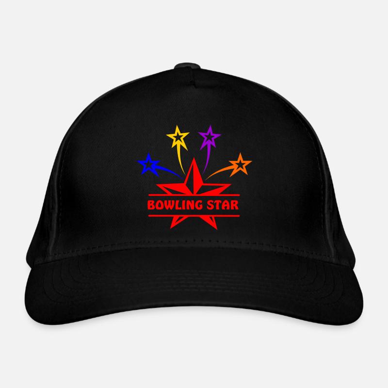 Couleur étoile de bowling Casquette classique bio