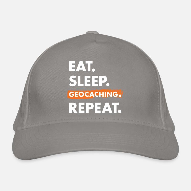 Geocacher Manger Dormir Géocaching Casquette classique bio