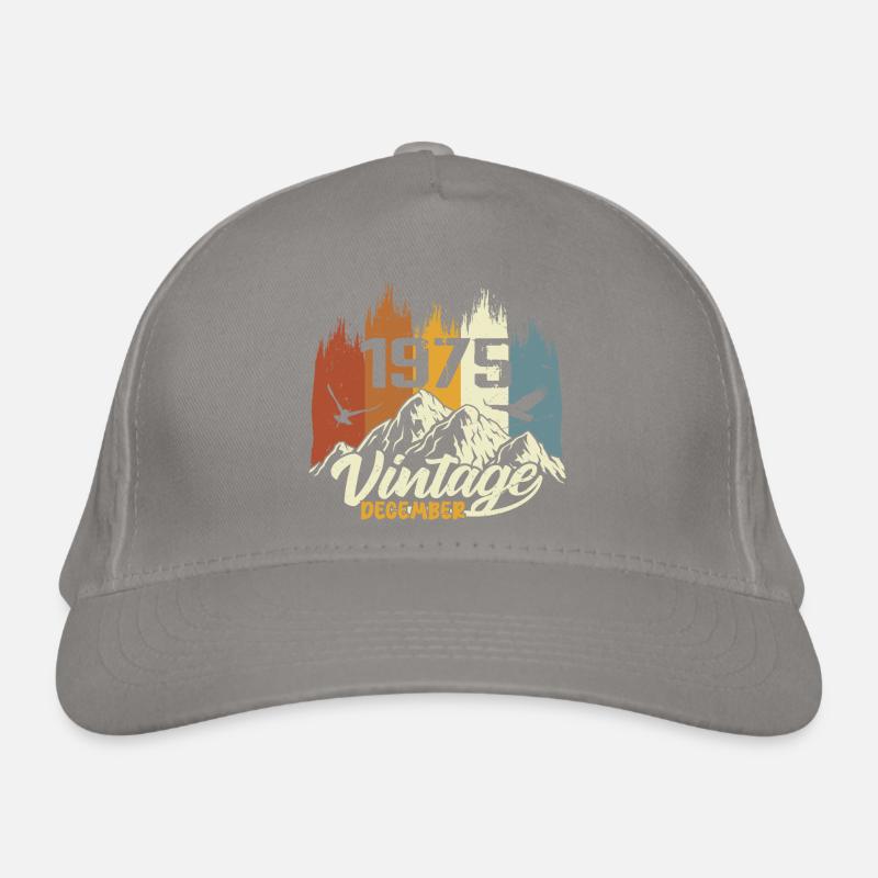 Birthday Gift born in December 1975 Organic Baseball Cap