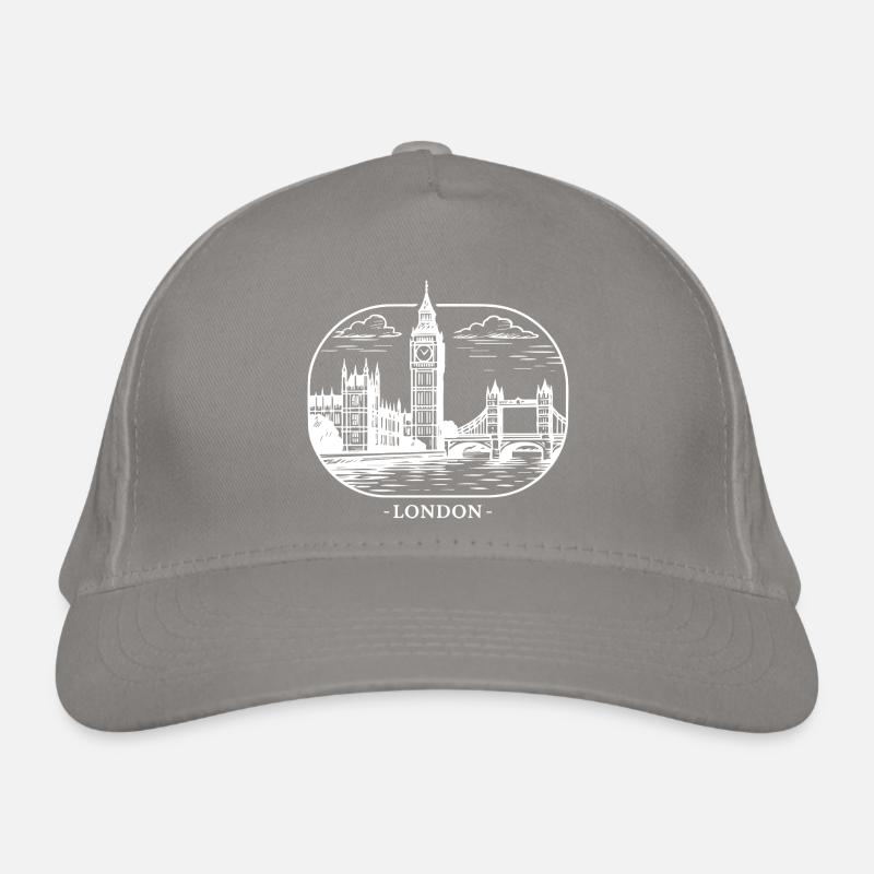 London Stadtsilhouette Bio-Baseballkappe