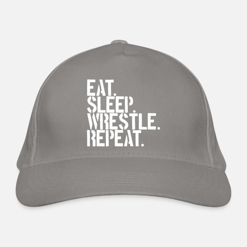 Manger, dormir, se battre, répéter la lutte, Casquette classique bio