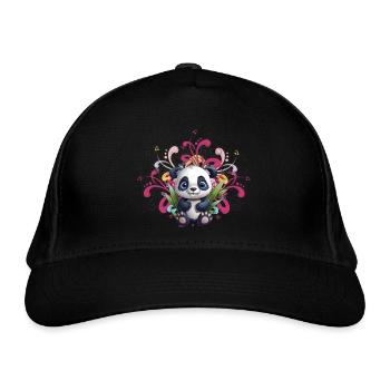 Little Panda - Organic Baseball Cap - black - Front
