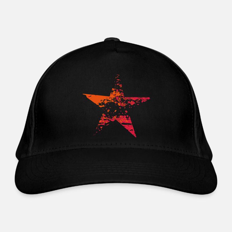 abstract star Organic Baseball Cap