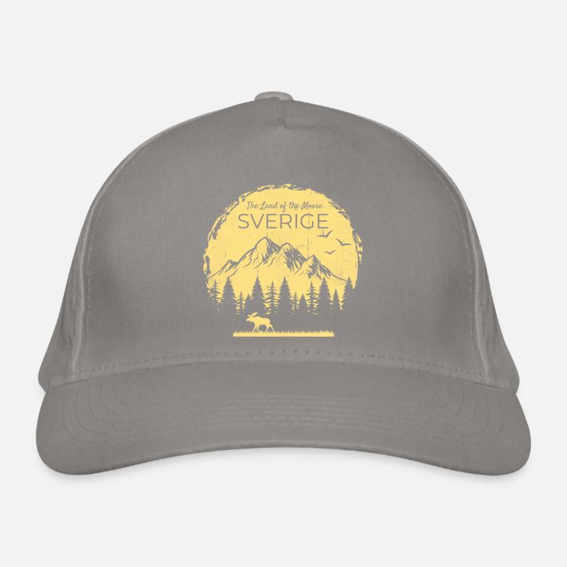 Sverige Terre de l’orignal Elch Design Casquette classique bio