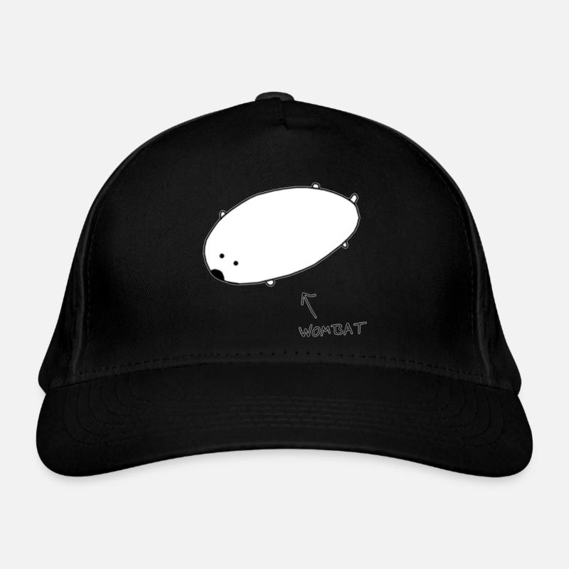Simple Wombat Bio-Baseballkappe