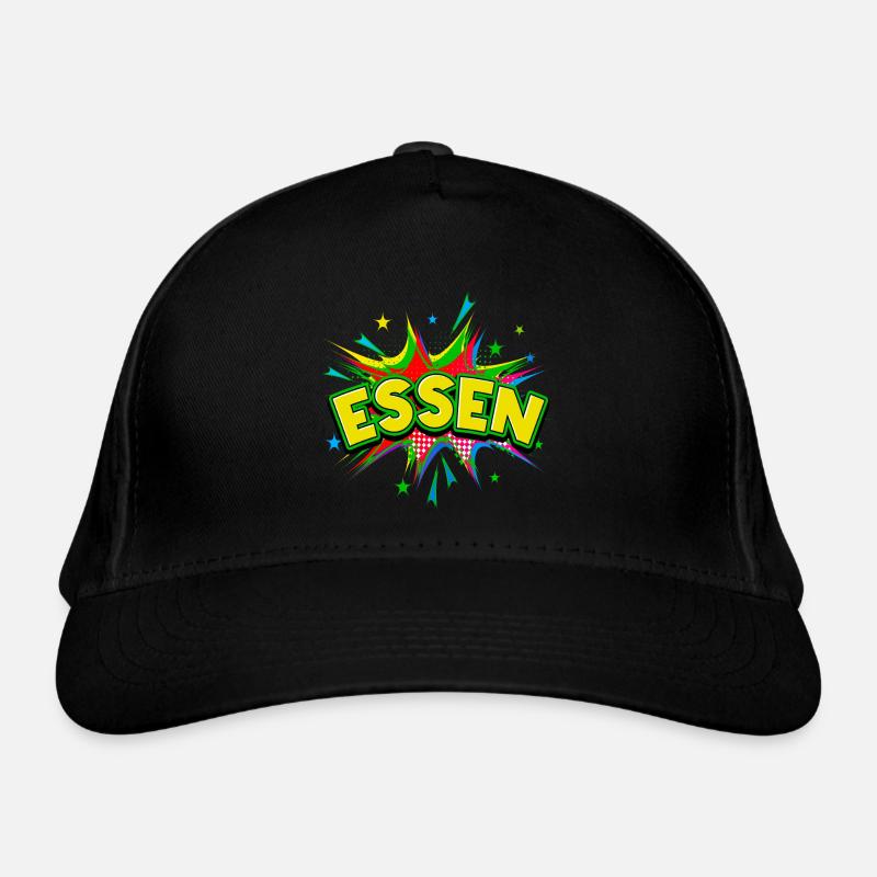 Essen Germany City Pop Art Comic Art Organic Baseball Cap