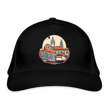 Vivid City Tramscape - Organic Baseball Cap - black - Front