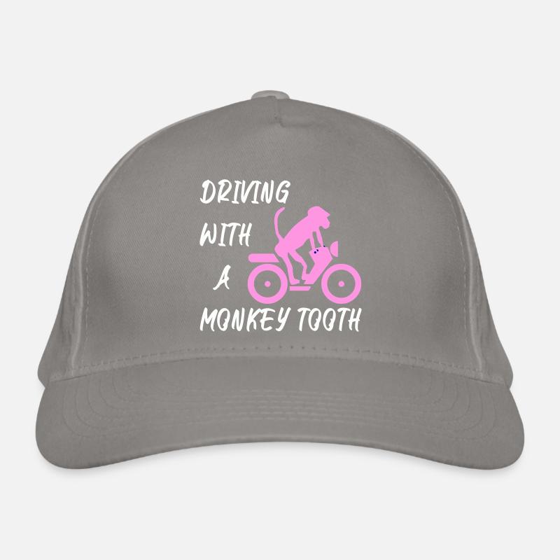 Driving with a monkey tooth - Affenzahn Bio-Baseballkappe