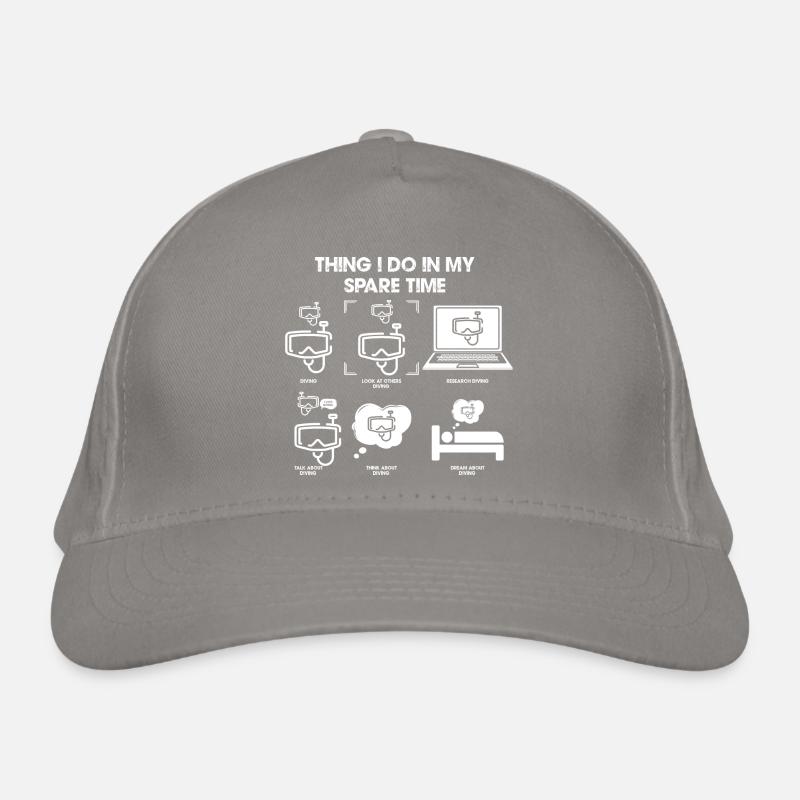 Diving Dreams: Spare Time VR Doodles Organic Baseball Cap