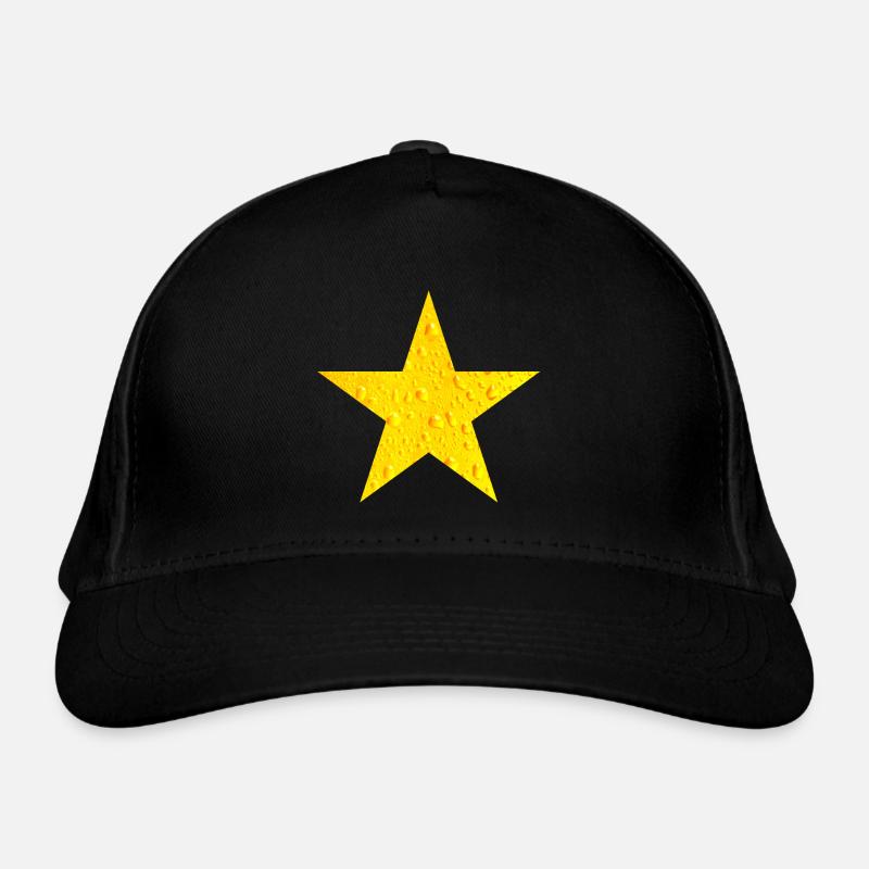 Bier Stern Bierdesign Beer Star Bio-Baseballkappe