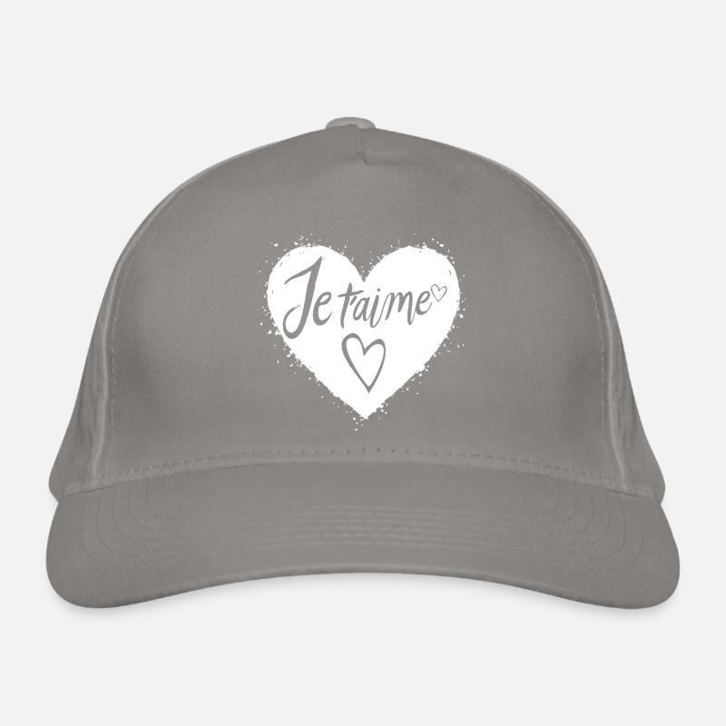 Je t'aime Casquette classique bio