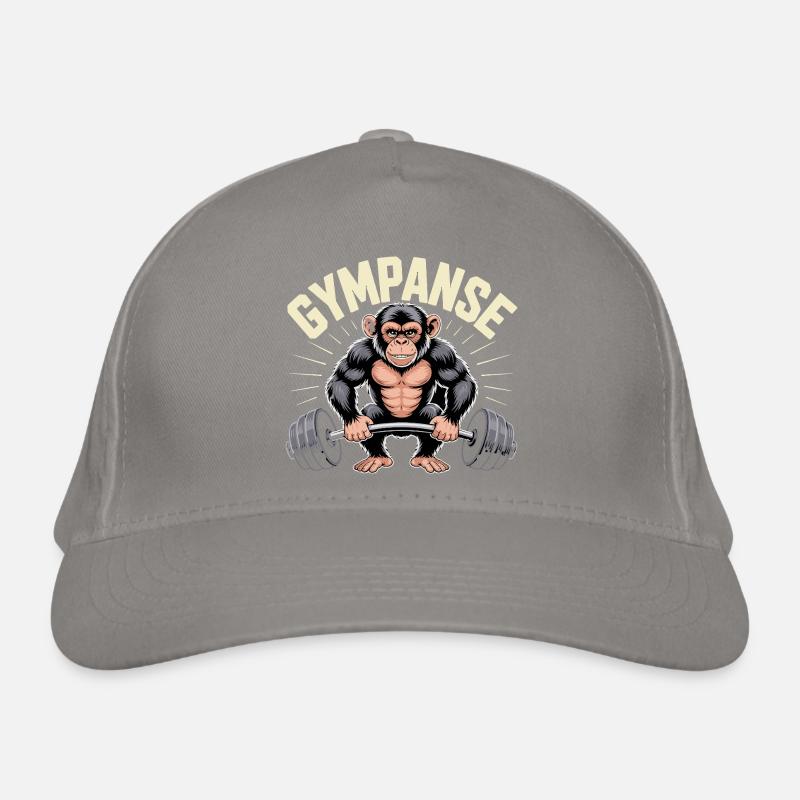 Gymchimp Strength Training Motif Organic Baseball Cap