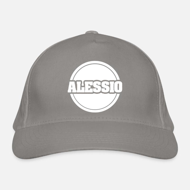First name Alessio Organic Baseball Cap