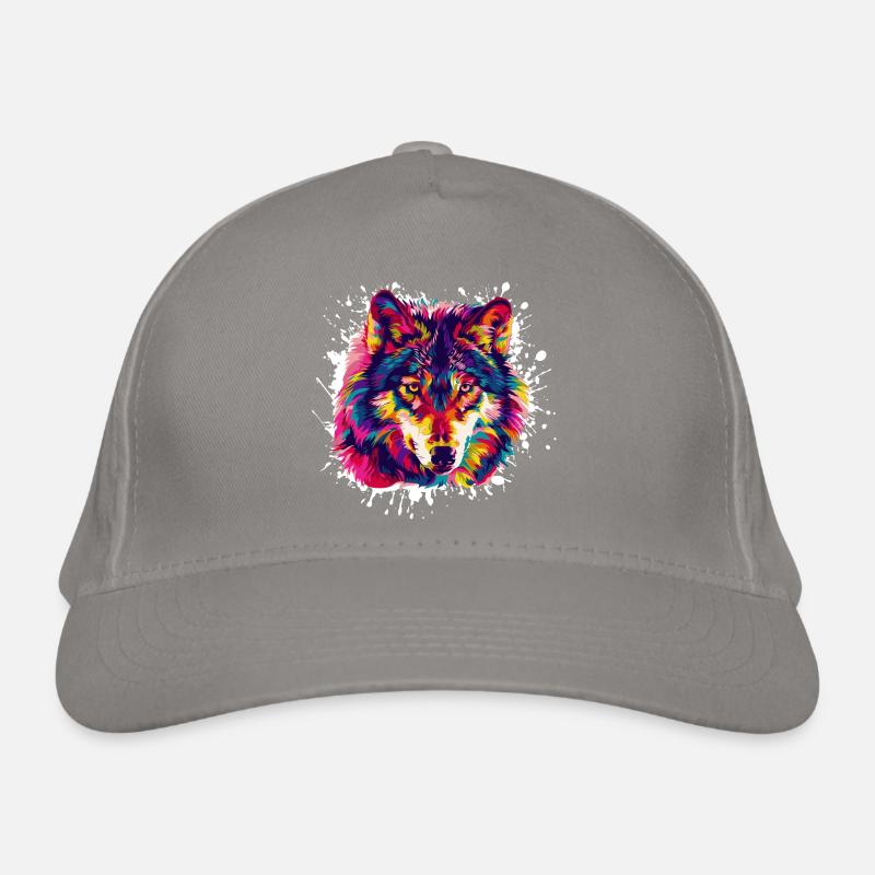 Wolf Tier Animal Organic Baseball Cap