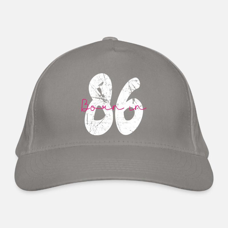 Born in 86 Neon Retro Bio-Baseballkappe