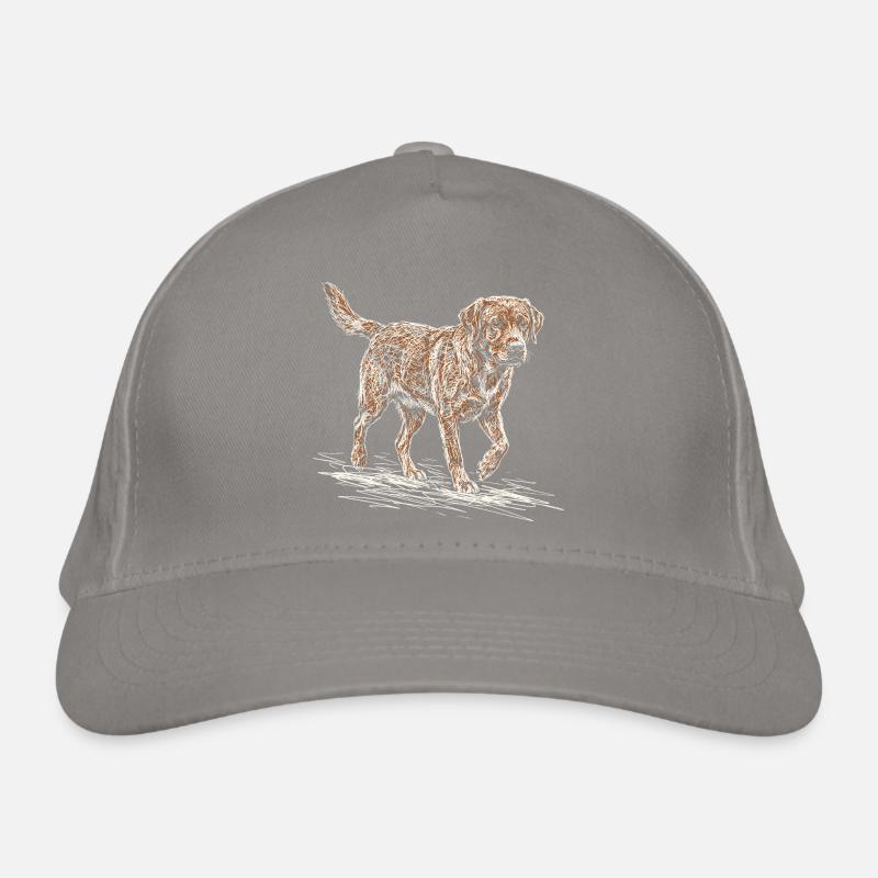 Fox Red Labrador Sketch – Hund Design Bio-Baseballkappe