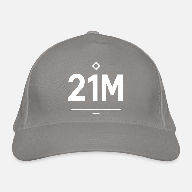 Limite de maillot de 21M pour les fans de Bitcoin et de Crypto Casquette classique bio