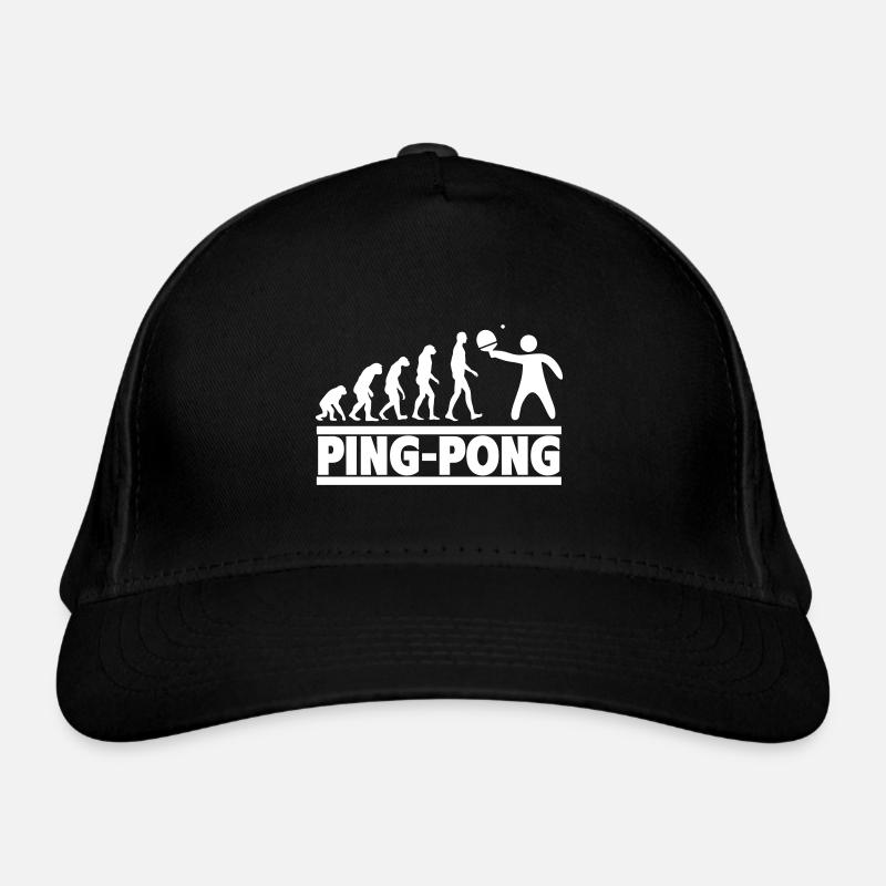 L’évolution du ping-pong : de l’humain au joueur de tennis de table Casquette classique bio