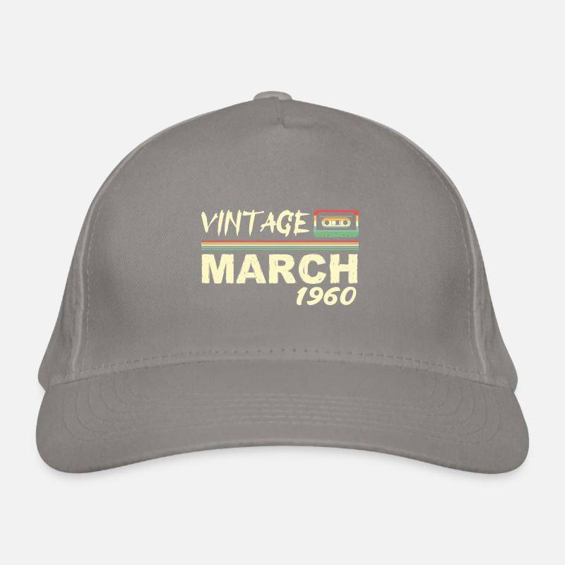 Mars 1960 - March 1960 Casquette classique bio