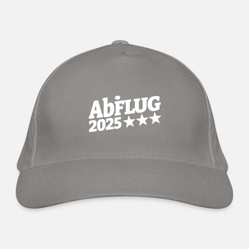 ABiFLUG 2025 - Abflug - Abitur - Wortspiel Bio-Baseballkappe