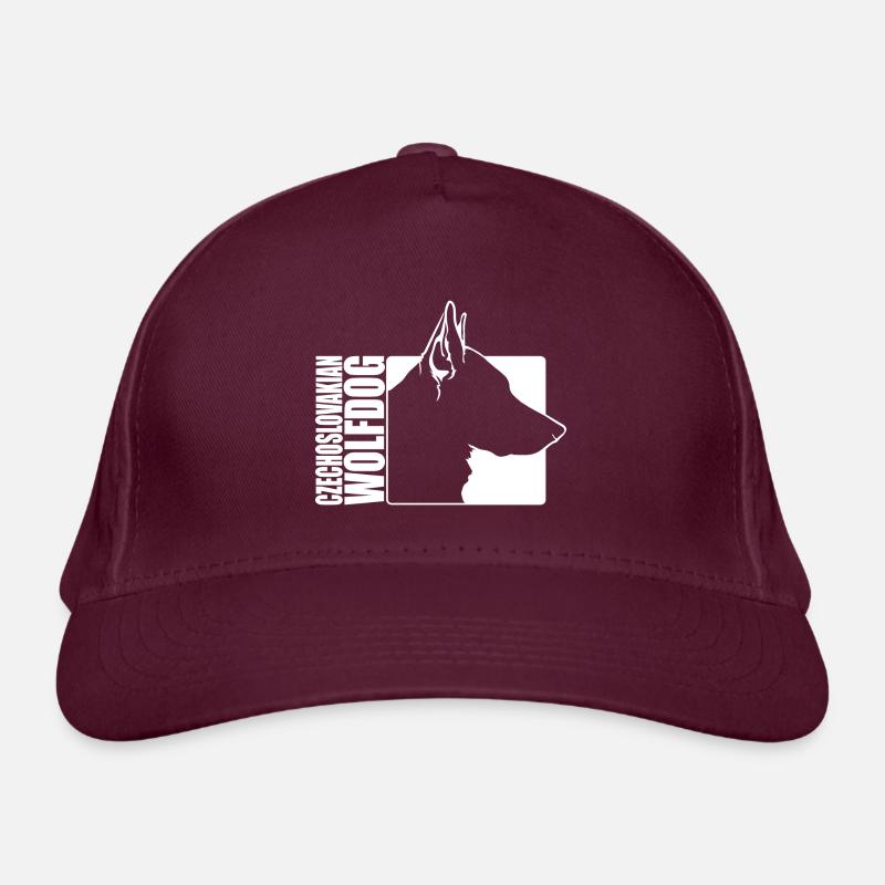 Profil de chien-loup tchécoslovaque Chiens Wilsigns Casquette classique bio