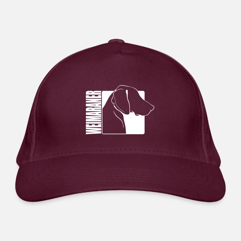 Weimaraner Profil Chiens Chiens de chasse Wilsigns Casquette classique bio