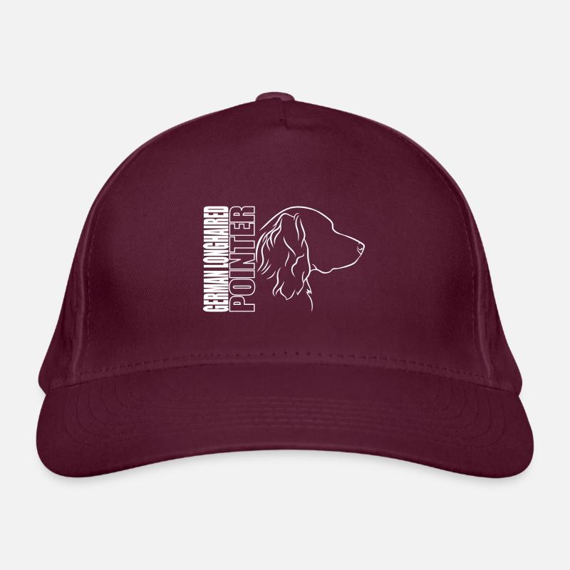 German Longhaired Pointer Profile Dogs Wilsigns Organic Baseball Cap