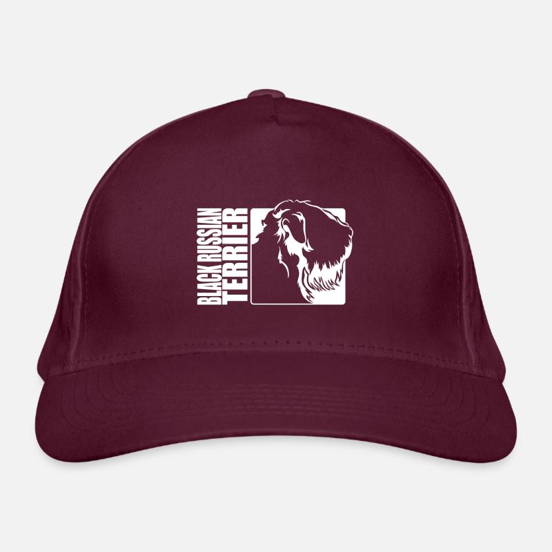 Noir Russe Terrier Profil Chiens Chien Wilsigns Casquette classique bio