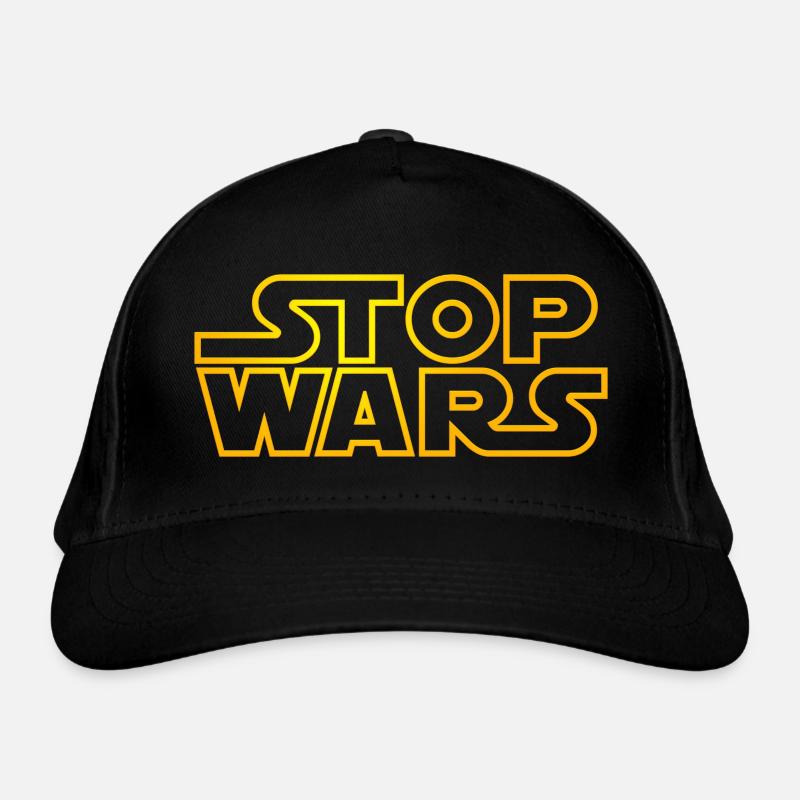 arrêter les guerres starlight contour - Casquette classique bio - noir