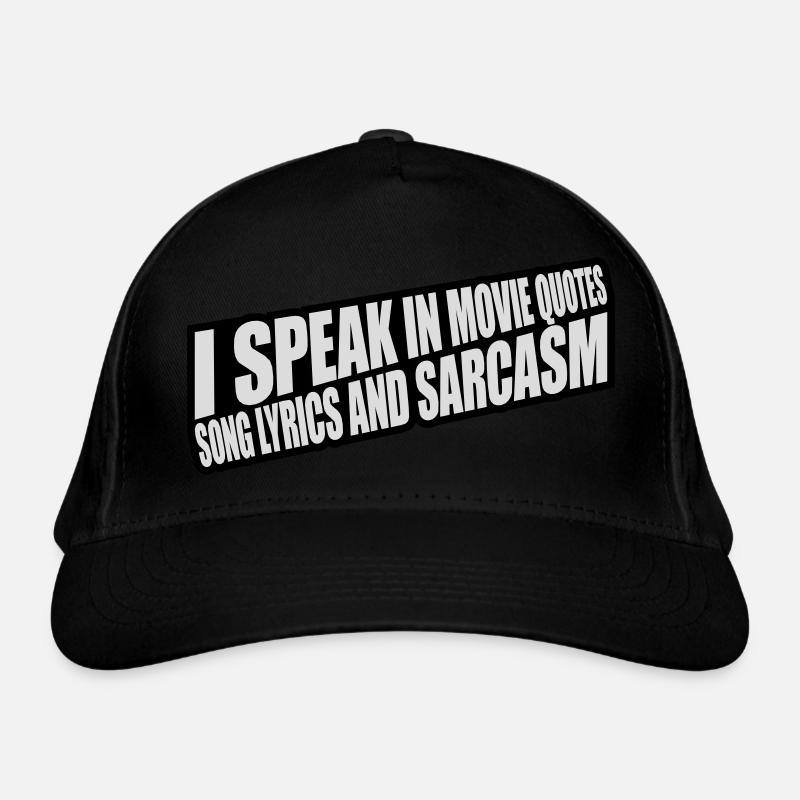 speak lyrics and sarcasm Bio-Baseballkappe