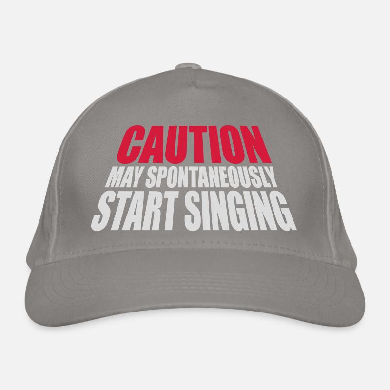 may spontaneously start singing Bio-Baseballkappe