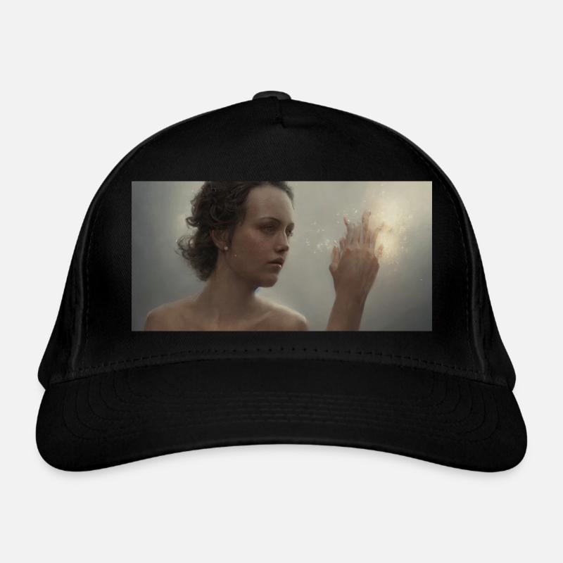 Kraftvolle Frau Bio-Baseballkappe