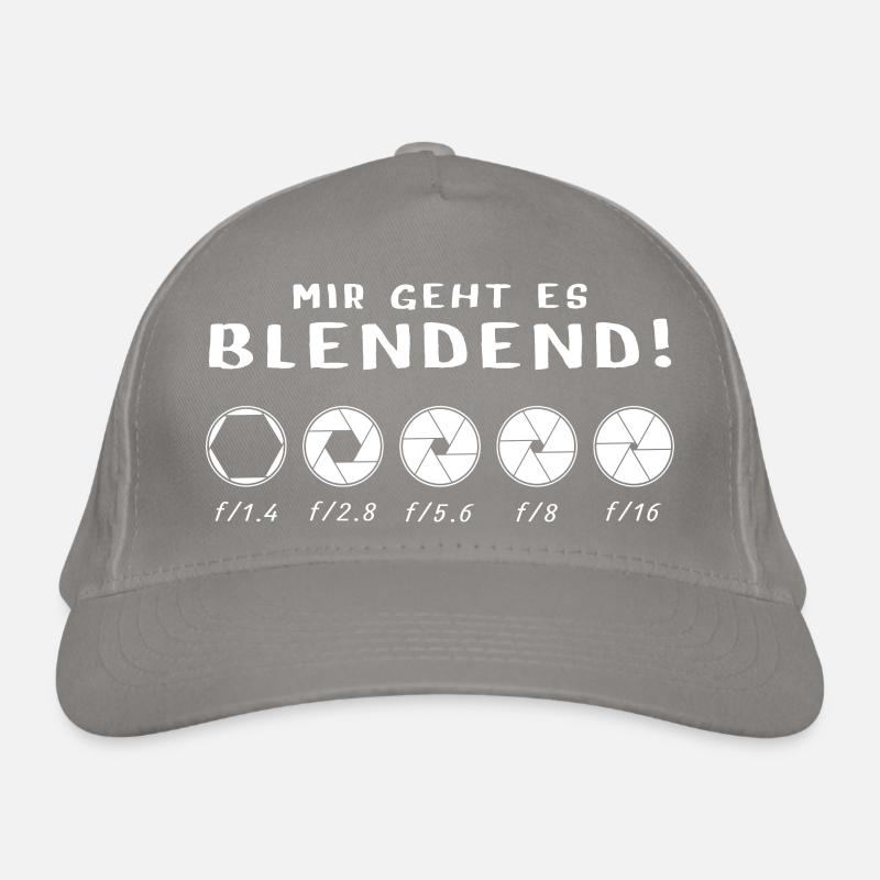 Mir geht es blendend Bio-Baseballkappe