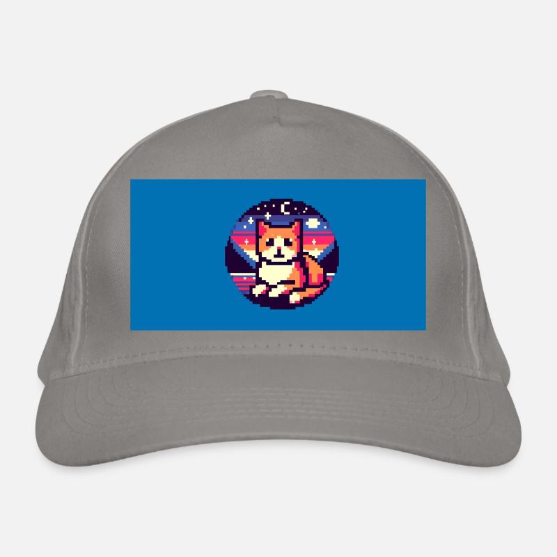 Cat Night Organic Baseball Cap