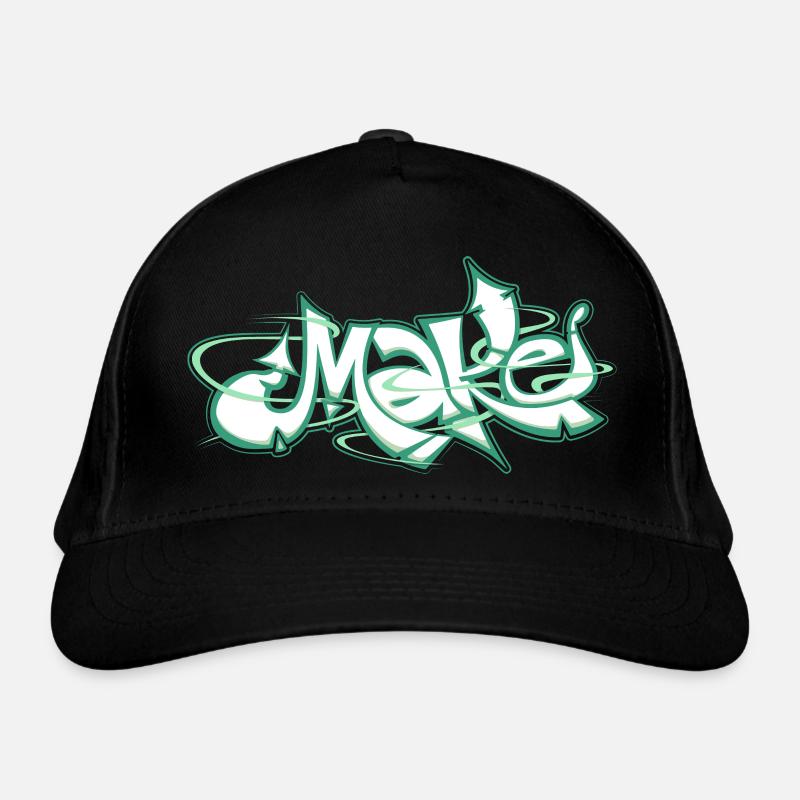 Le mot vert fait des graffitis Casquette classique bio
