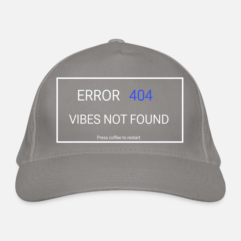 Vibes not found Organic Baseball Cap