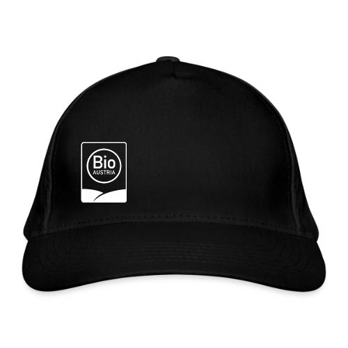 BIO AUSTRIA Logo – weiß, ohne Schriftzug - Bio-Baseballkappe