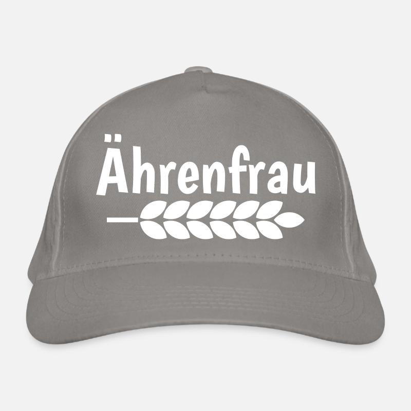Ährenfrau – Ehrenfrau mit Ähre Bio-Baseballkappe